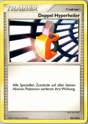Pokémon-Karte Doppel Hyperheiler 105/130 Diamant & Perl
