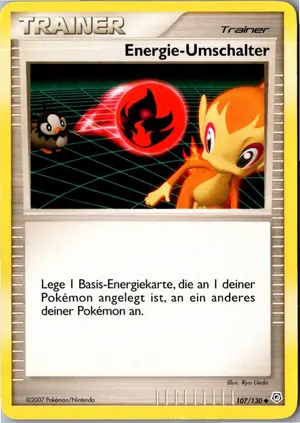 Pokémon-Karte Energie-Umschalter 107/130 Diamant & Perl