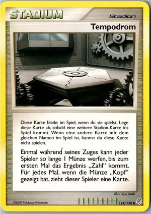 Pokémon-Karte Tempodrom 114/130 Diamant & Perl