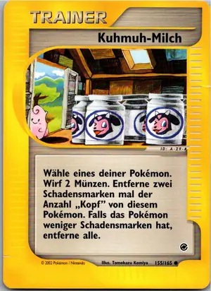 Pokémon-Karte Kuhmuh-Milch 155/165 Expedition