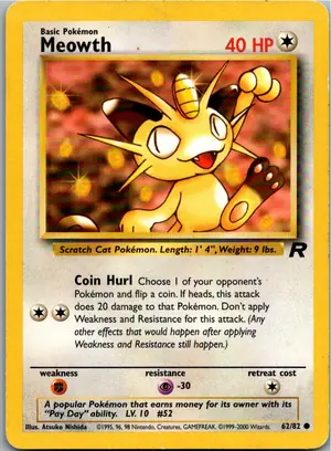 Meowth Mauzi Exemplar 2,95 €