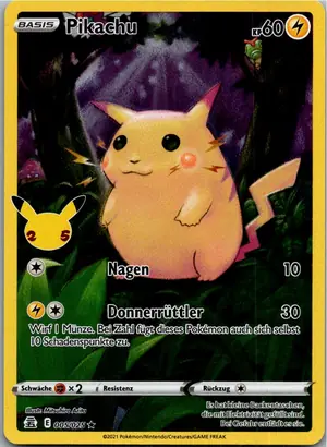 Pokémon-Karte Pikachu 5/25 Celebrations