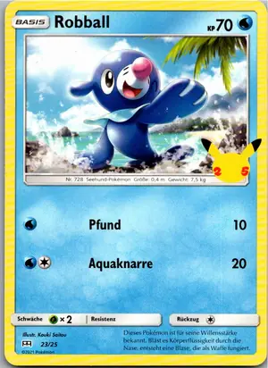 Pokémon-Karte Robball 23/25 McDonald's Collection 2021