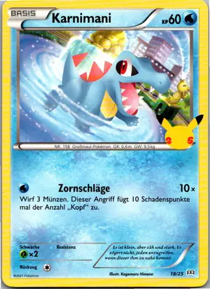 Pokémon-Karte Karnimani 18/25 McDonald's Collection 2021
