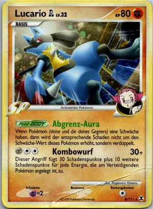 Pokémon-Karte Lucario 8/111 Aufstieg der Rivalen