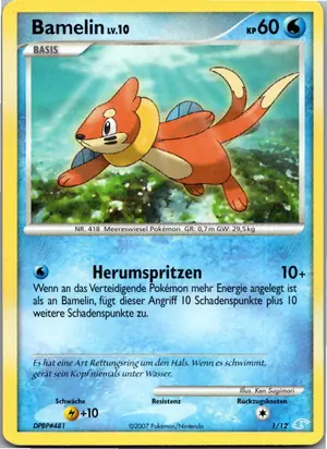 Pokémon-Karte Bamelin 72/130 Diamant & Perl