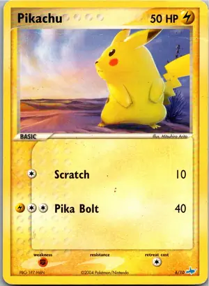 Pokémon-Karte Pikachu 6/10 EX trainer Kit (Latios)