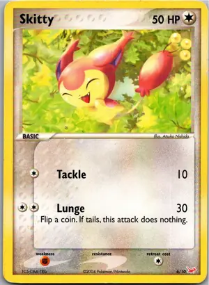Pokémon-Karte Skitty Eneco 6/10 EX trainer Kit (Latias)