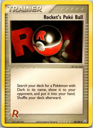 Pokémon-Karte Rocket's Poké Ball 89/109 Team Rocket Returns
