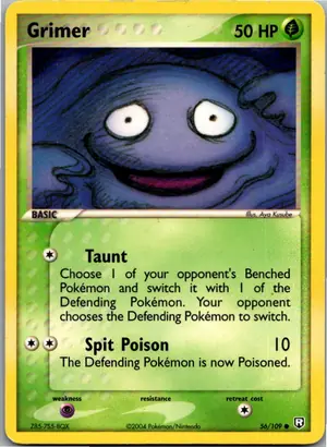 Pokémon-Karte Grimer Sleima 56/109 Team Rocket Returns