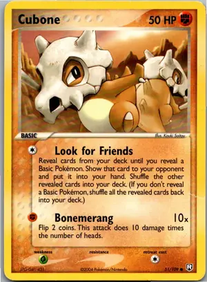 Pokémon-Karte Cubone Tragosso 51/109 Team Rocket Returns