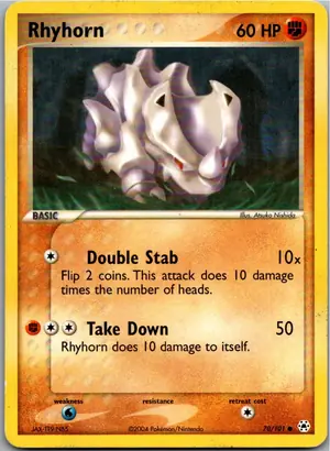 Rhyhorn Rihorn Exemplar 1,95 €