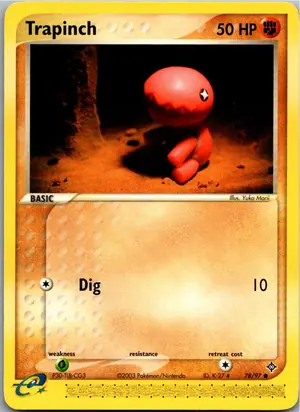 Trapinch Knacklion Exemplar 4,95 €