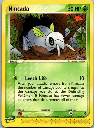 Pokémon-Karte Nincada 68/97 EX Drache