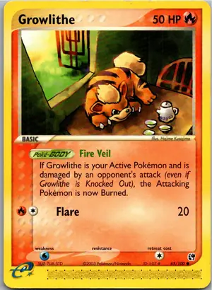 Growlithe Fukano Exemplar 4,95 €