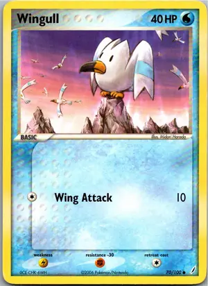 Pokémon-Karte Wingull 70/100 EX Crystal Guardians