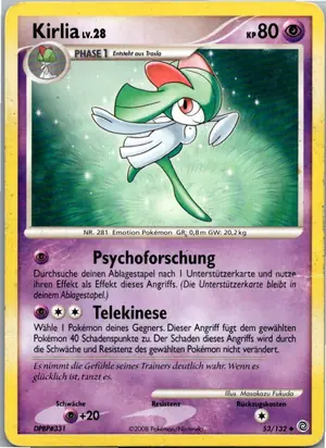 Kirlia Exemplar 1,95 €