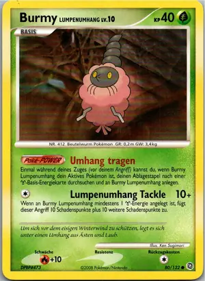 Burmy Lumpenumhang Exemplar 1,95 €