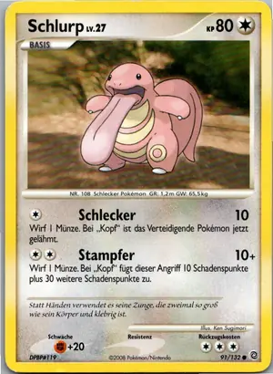 Pokémon-Karte Schlurp 91/132 Rätselhafte Wunder