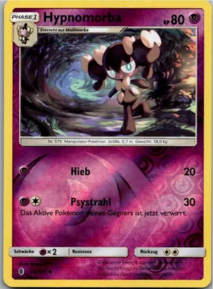 Pokémon-Karte Hypnomorba 53/145 Stunde der Wächter