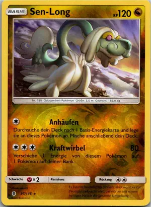 Pokémon-Karte Sen-Long 97/145 Stunde der Wächter