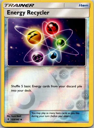 Pokémon-Karte Energy Recycler 123/145 Stunde der Wächter