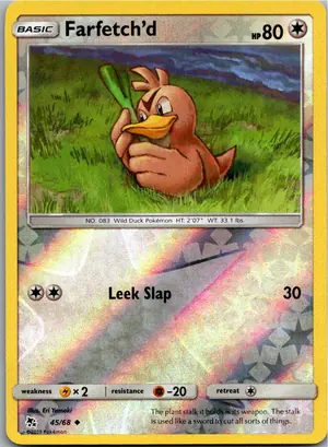 Pokémon-Karte Farfetch’d Porenta 45/68 Verborgenes Schicksal