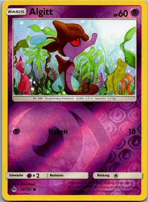 Pokémon-Karte Algitt 52/131 Grauen Der Lichtfinsternis