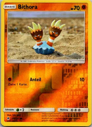 Pokémon-Karte Bithora 66/131 Grauen Der Lichtfinsternis