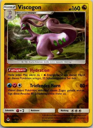 Pokémon-Karte Viscogon 94/131 Grauen Der Lichtfinsternis