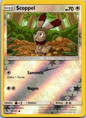 Pokémon-Karte Scoppel 97/131 Grauen Der Lichtfinsternis