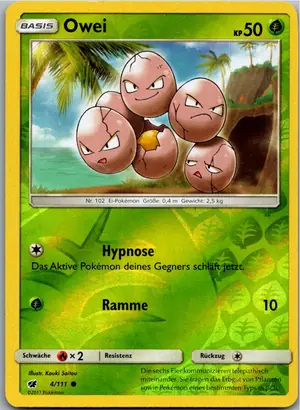 Pokémon-Karte Owei 4/111 Aufziehen der Sturmröte