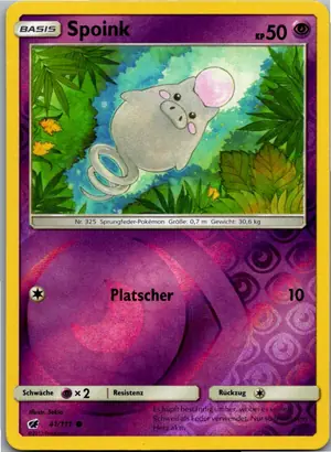 Spoink Exemplar 3,25 €
