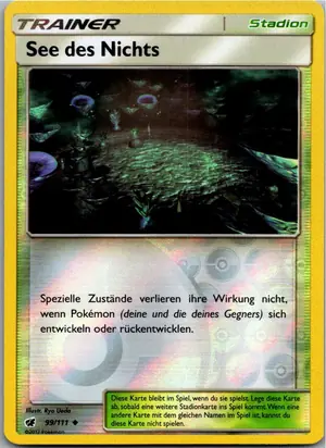 Pokémon-Karte See des Nichts 99/111 Aufziehen der Sturmröte