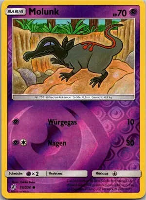 Pokémon-Karte Molunk 98/236 Bund der Gleichgesinnten