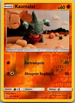 Pokémon-Karte Kaumalat 112/236 Bund der Gleichgesinnten