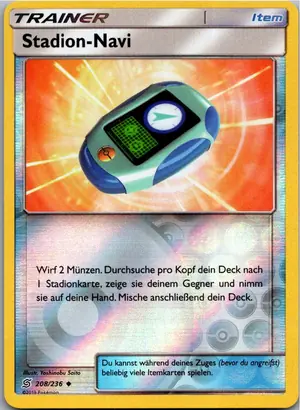 Pokémon-Karte Stadion-Navi 208/236 Bund der Gleichgesinnten