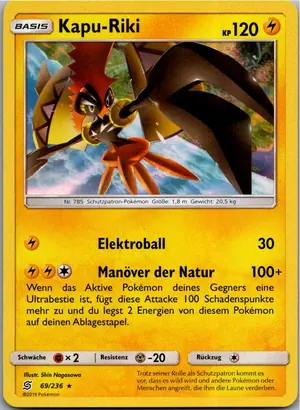 Pokémon-Karte Kapu-Riki 69/236 Bund der Gleichgesinnten