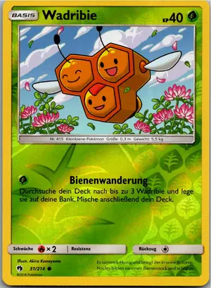 Pokémon-Karte Wadribie 31/214 Echo des Donners