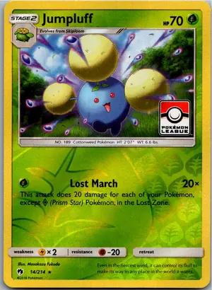 Pokémon-Karte Jumpluff Papungha 14/214 Echo des Donners
