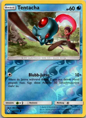 Pokémon-Karte Tentacha 40/214 Kräfte im Einklang