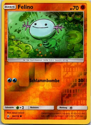 Pokémon-Karte Felino 96/214 Kräfte im Einklang