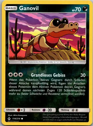 Pokémon-Karte Ganovil 114/214 Kräfte im Einklang