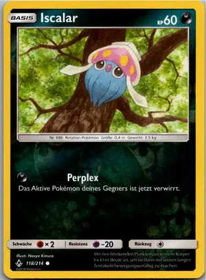 Pokémon-Karte Iscalar 118/214 Kräfte im Einklang