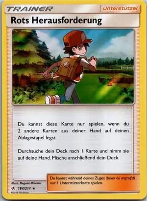 Pokémon-Karte Rots Herausforderung 184/214 Kräfte im Einklang