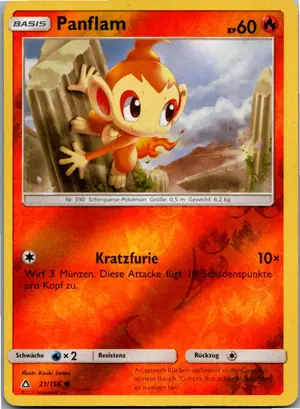 Pokémon-Karte Panflam 21/156 Ultra-Prisma