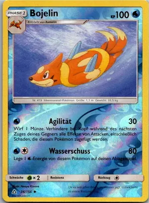 Pokémon-Karte Bojelin 36/156 Ultra-Prisma