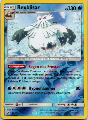Pokémon-Karte Rexblisar 38/156 Ultra-Prisma