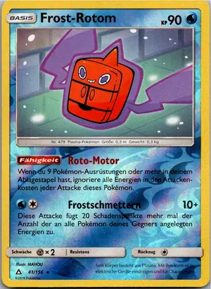 Pokémon-Karte Frost-Rotom 41/156 Ultra-Prisma