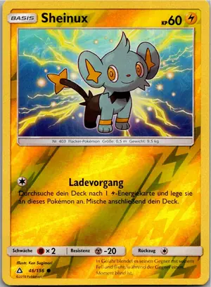 Pokémon-Karte Sheinux 46/156 Ultra-Prisma